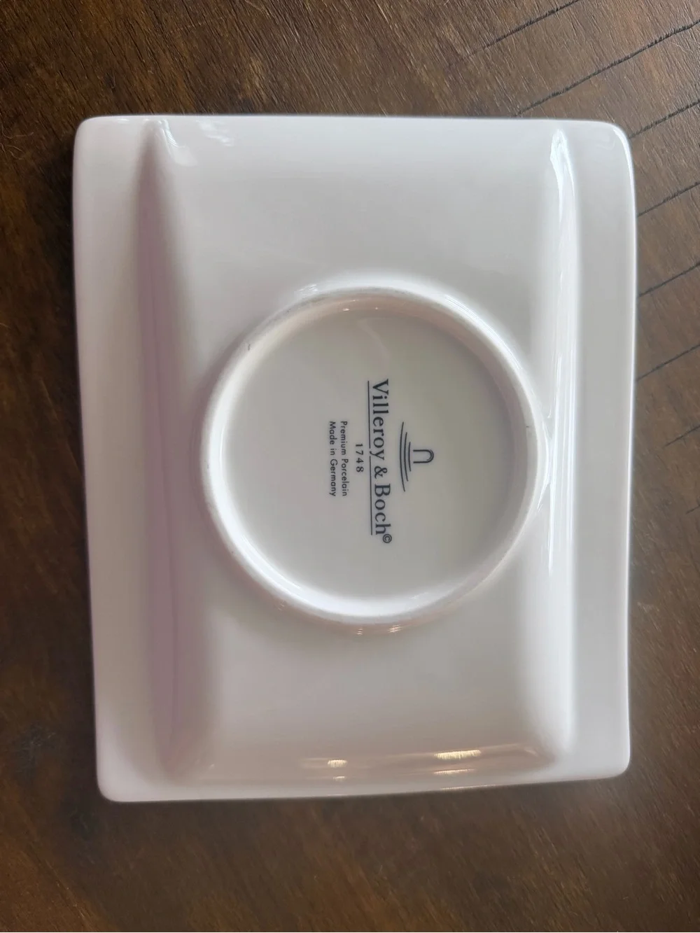 Villeroy & Boch White Porcelain Rectangular Plate Glossy 1748 set of 12